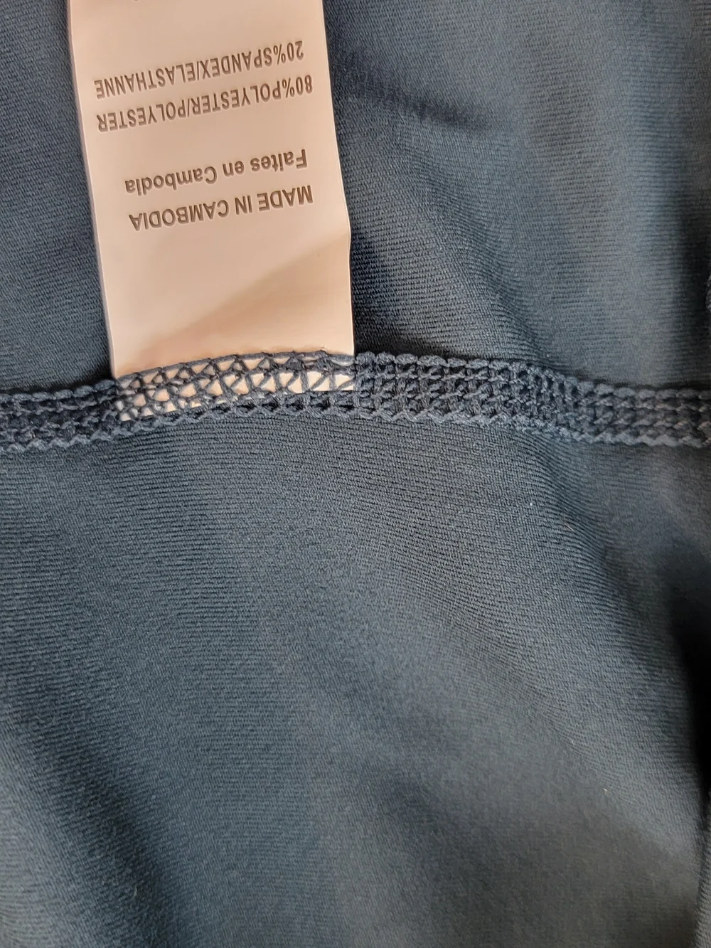 Jockey Navy Kids Active Leggings with Side Pockets